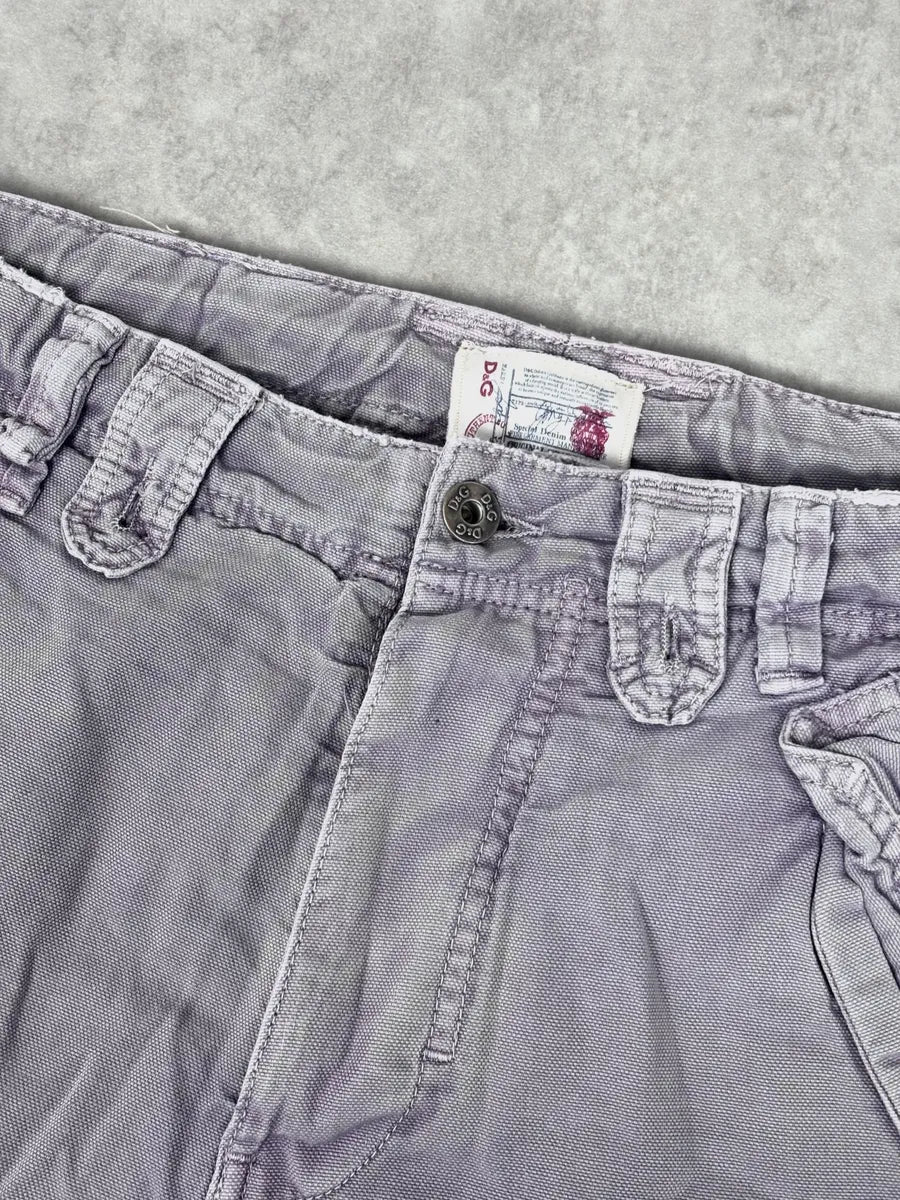 AW2006 Dolce & Gabbana Purple Military Cargo Shorts pONciXo 8