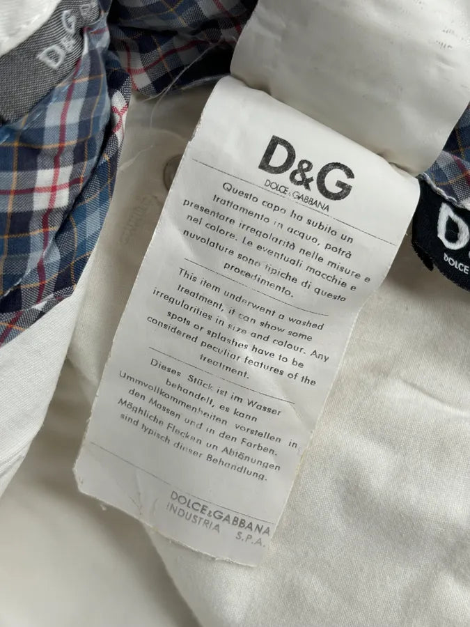 2000s Dolce & Gabbana White Cargo Shorts  qSsTvZY 12