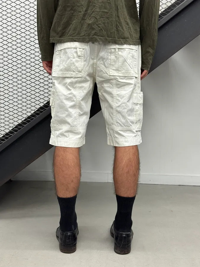2000s Dolce & Gabbana White Cargo Shorts RzXsBMc 3