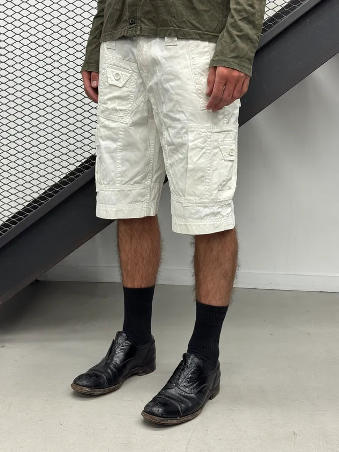 2000s Dolce & Gabbana White Cargo Shorts RzXsBMc 2