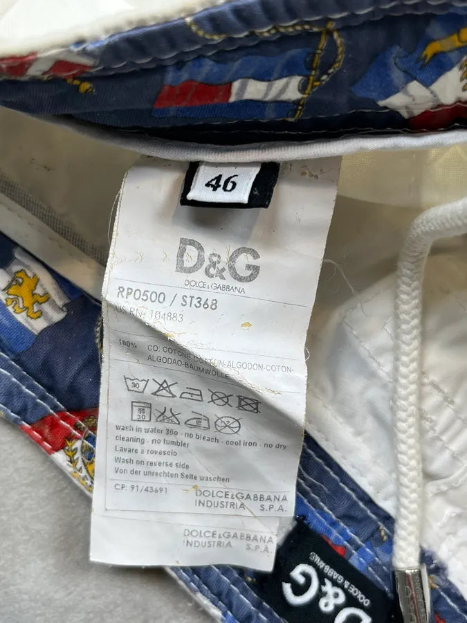2000s Dolce & Gabbana White Cargo Shorts RzXsBMc 8