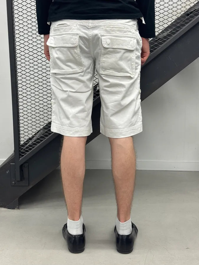 SS2004 Dolce & Gabbana White Cargo Shorts parVxgc 3