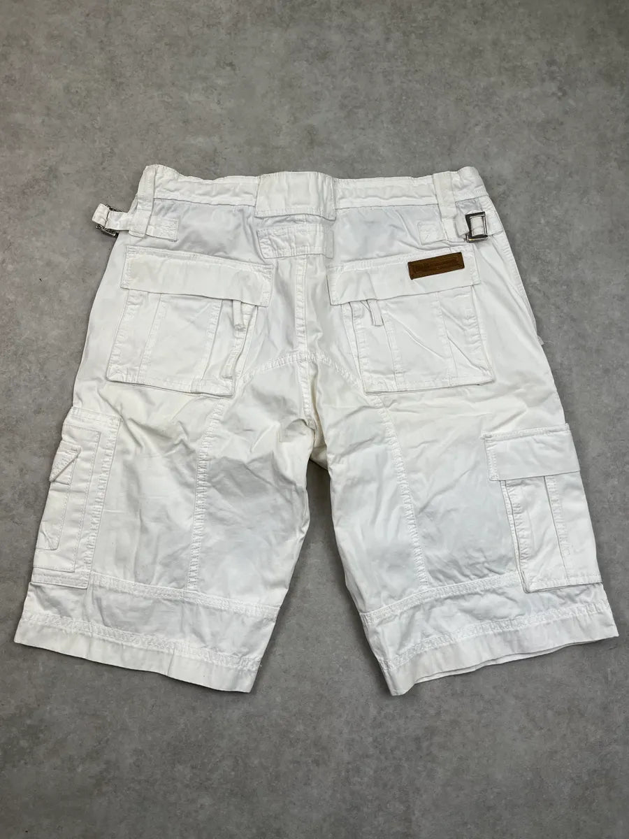 2000s Dolce & Gabbana White Cargo Shorts RzXsBMc 4