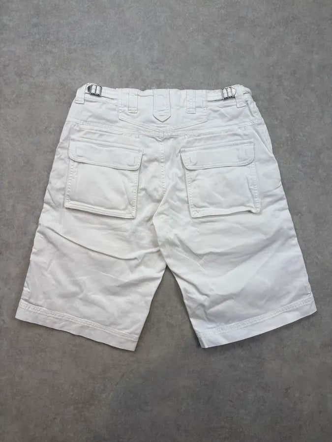 SS2004 Dolce & Gabbana White Cargo Shorts parVxgc 5