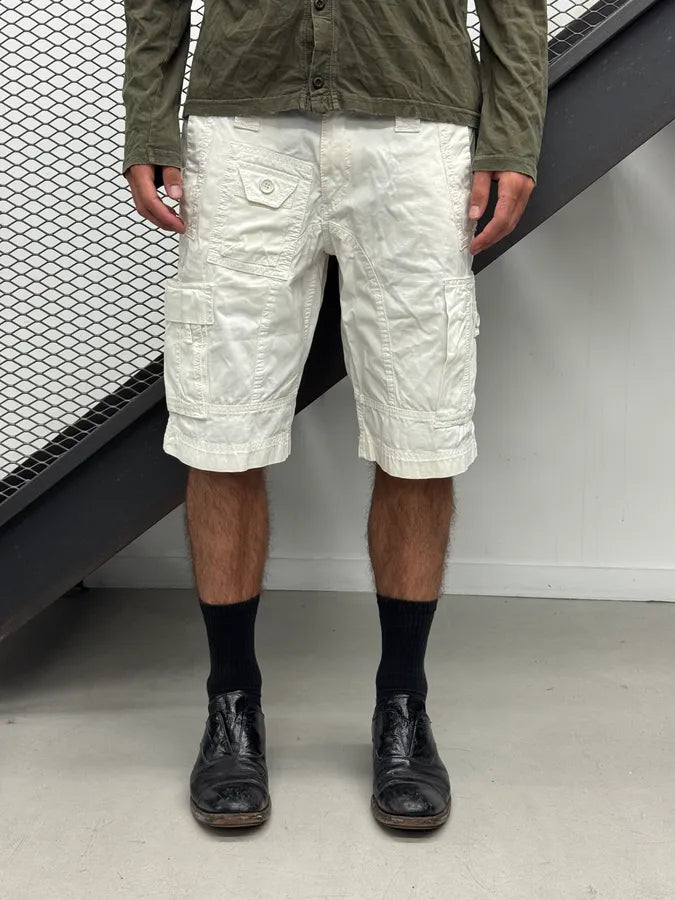 2000s Dolce & Gabbana White Cargo Shorts RzXsBMc 1