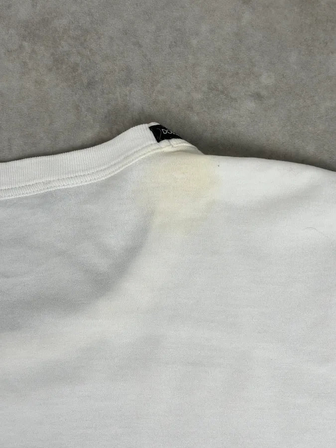 SS2010 Dolce & Gabbana White Monica Belluci Portrait T-Shirt PXrsUbi 9
