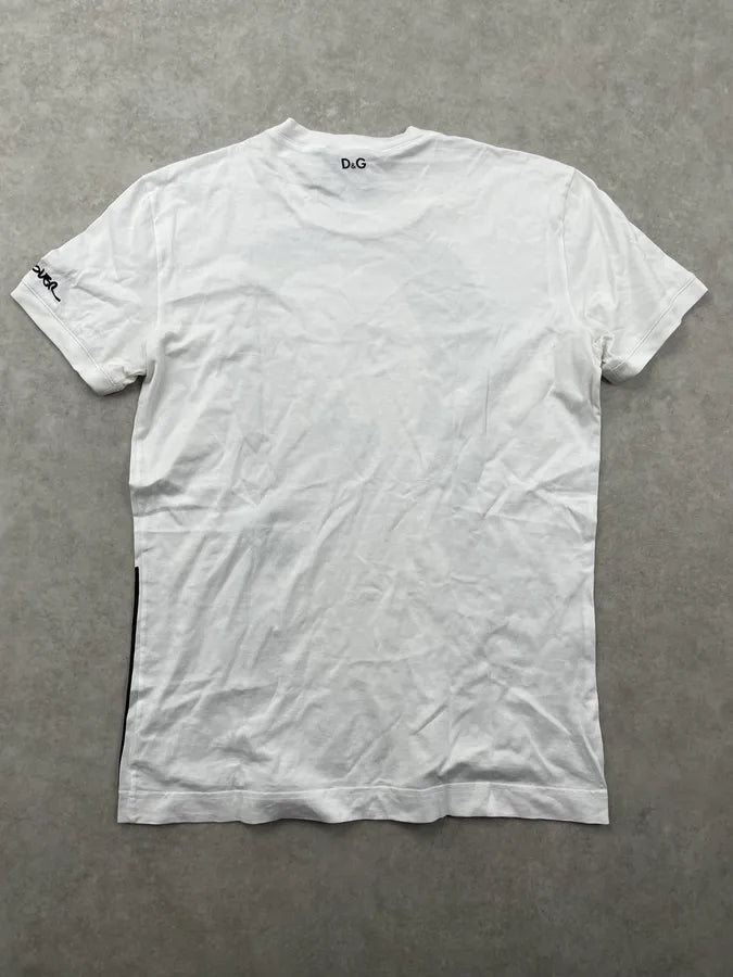 Dolce & Gabbana White Cotton Latin Lover Portrait T-Shirt lXohgHA 10