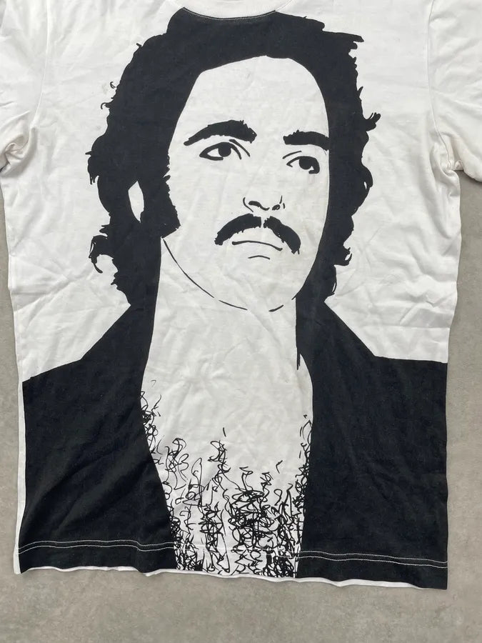 Dolce & Gabbana White Cotton Latin Lover Portrait T-Shirt lXohgHA 3