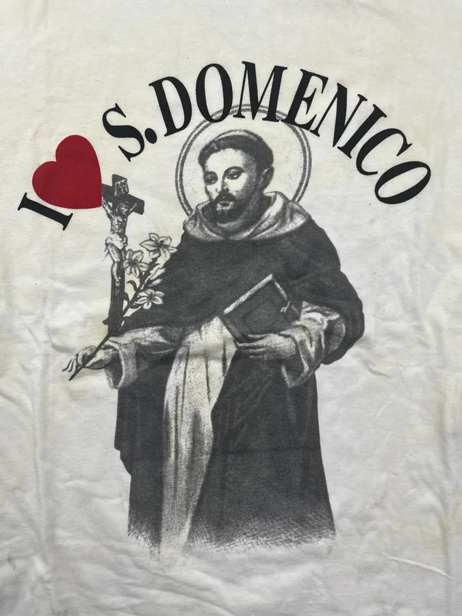 2000s Dolce & Gabbana White S.Domenico Graphic T-Shirt sxHgTpY 6