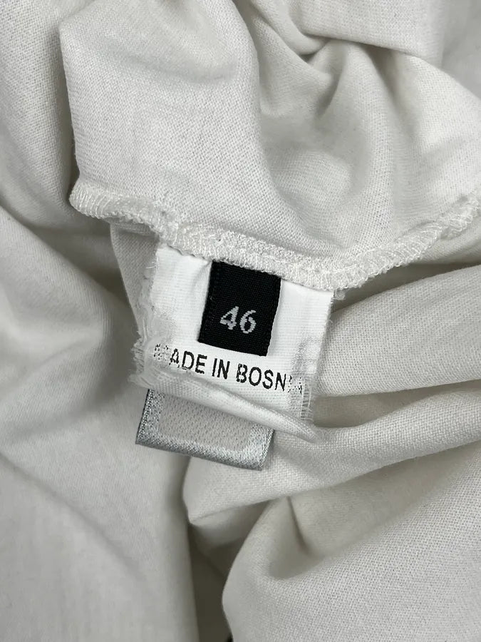 2000s Dolce & Gabbana White Tie Trompe Loeil T-Shirt CIHhFCB 9