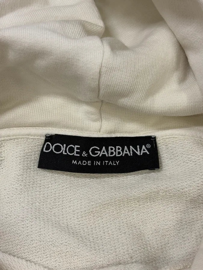 Dolce & Gabbana White Crown Hoodie LZHsmWO 7