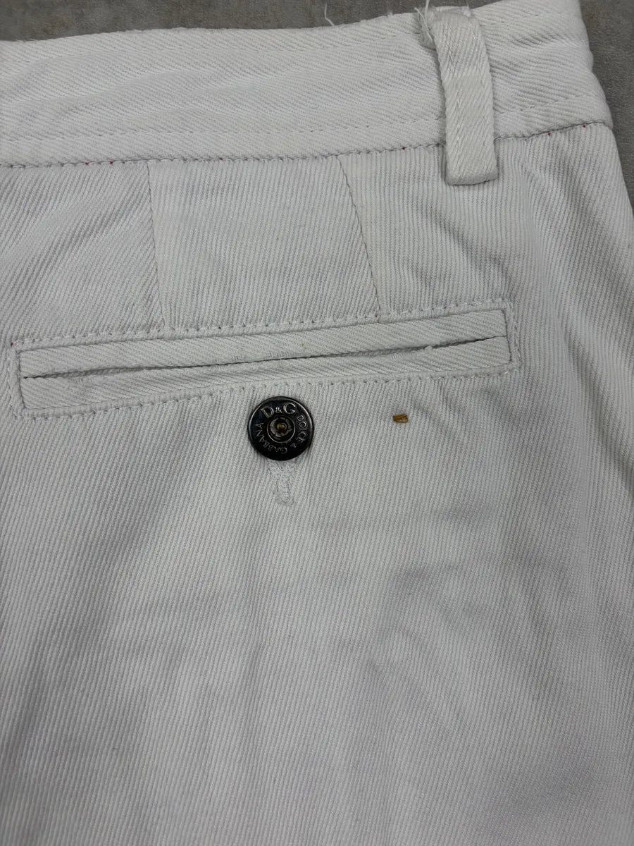 SS2007 Dolce & Gabbana White Shorts gIlZLzd 7