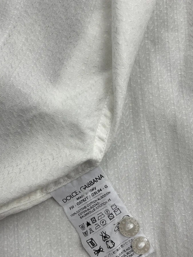 Dolce & Gabbana White Double Layered Shirt MONNSJl 12