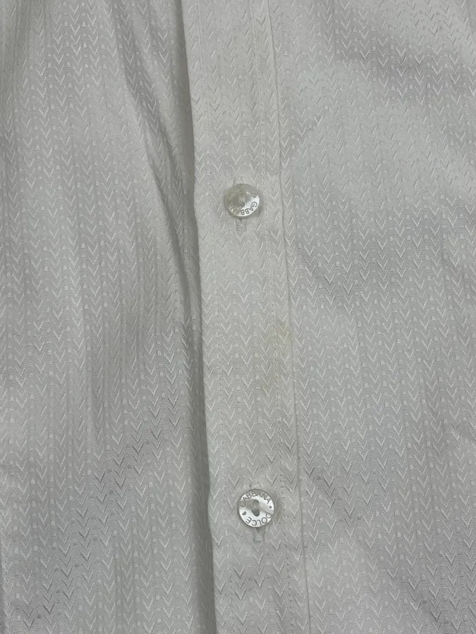Dolce & Gabbana White Double Layered Shirt MONNSJl 13