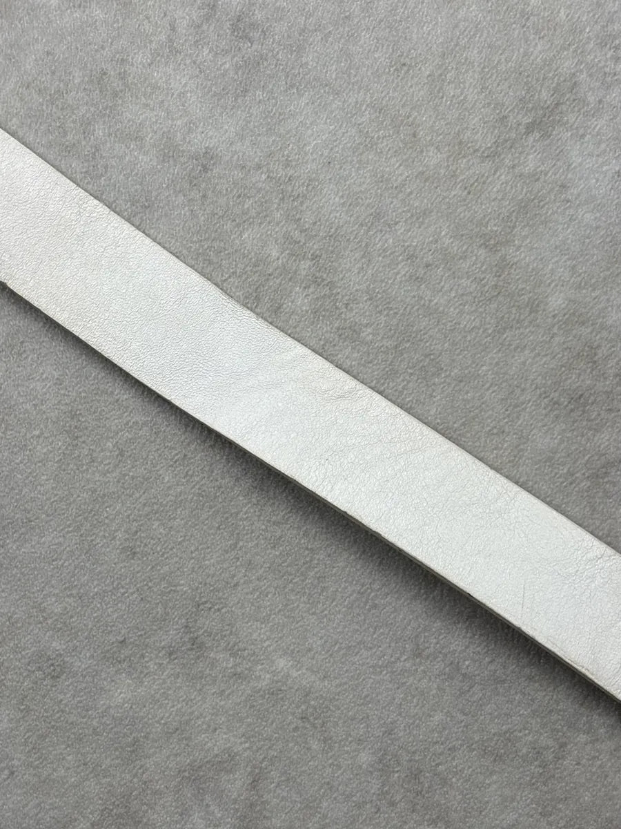 2000s Dolce & Gabbana White Leather Strawberry Belt jqAPErf 6