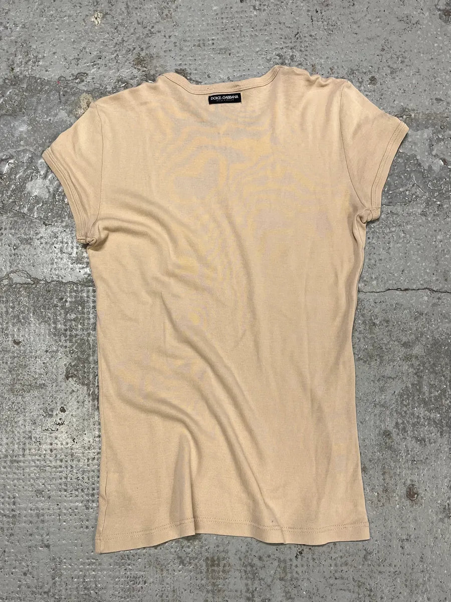 Dolce & Gabbana Wild Beige T-shirt (XS) BiLmaHu 5