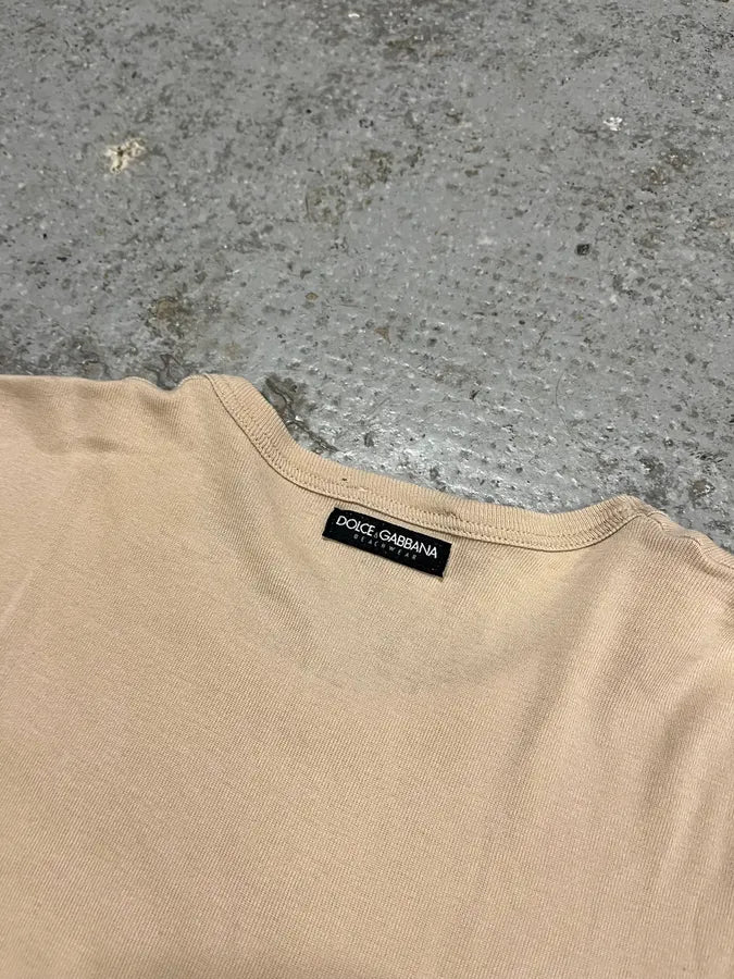 Dolce & Gabbana Wild Beige T-shirt (XS) BiLmaHu 7