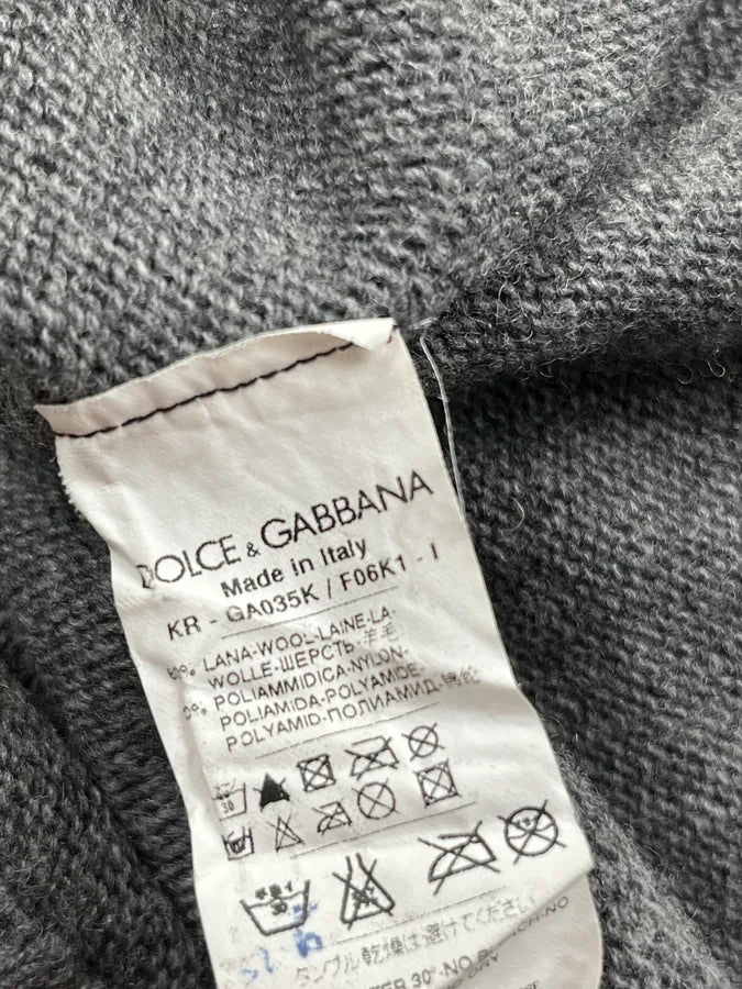 2010s Dolce & Gabbana Grey Minimalist Sweater eMCPqkn 12
