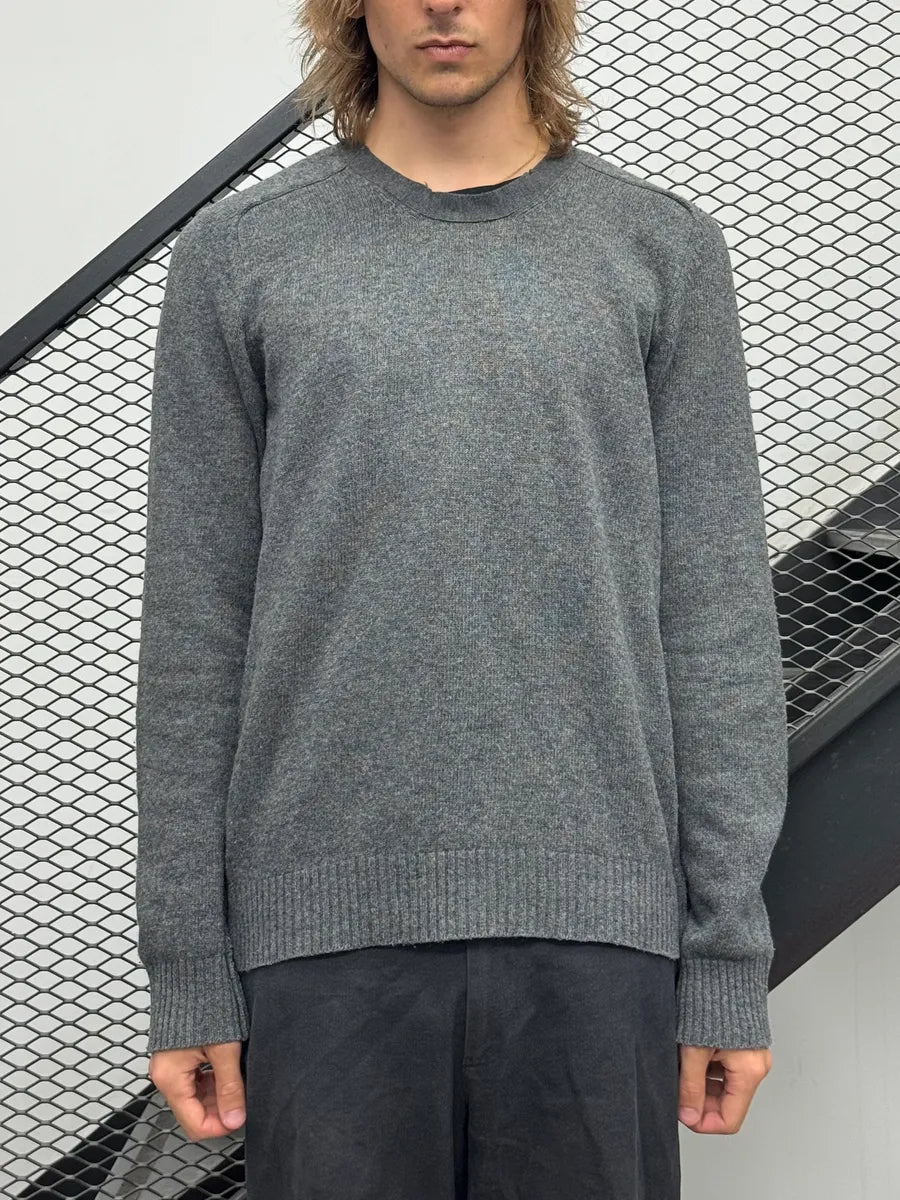 2010s Dolce & Gabbana Grey Minimalist Sweater eMCPqkn 1