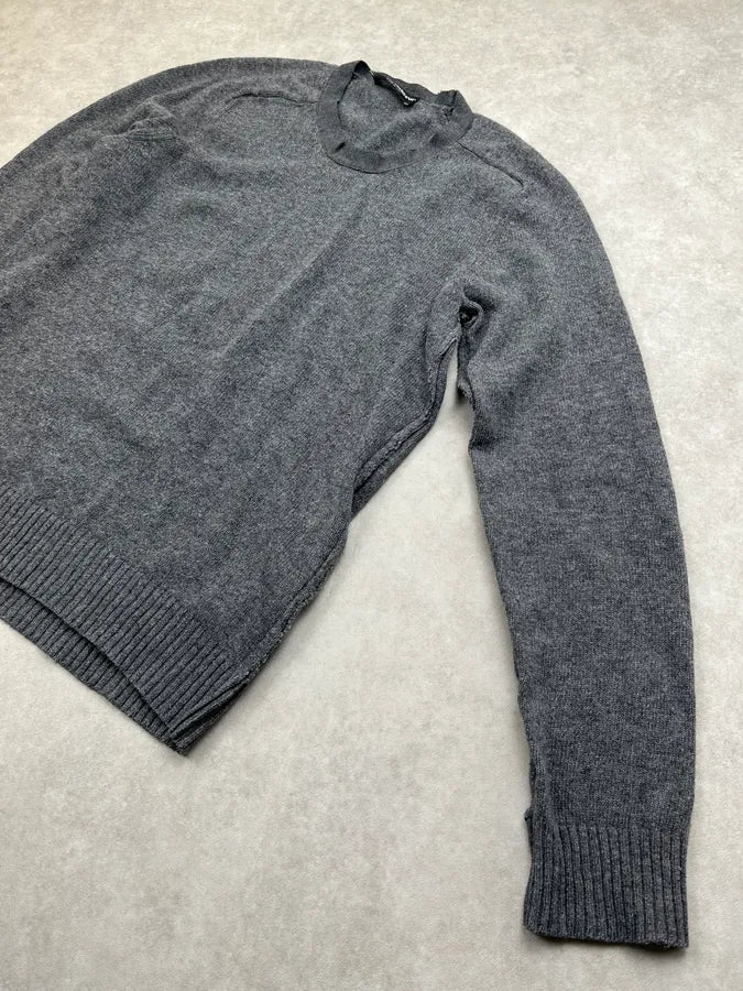 2010s Dolce & Gabbana Grey Minimalist Sweater eMCPqkn 7