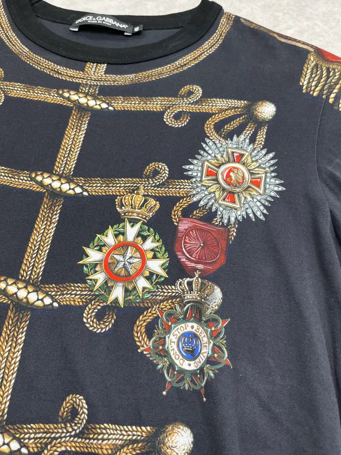 AW2017 Dolce & Gabanna Army Navy Napoleon T-Shirt vrOjpYu 6