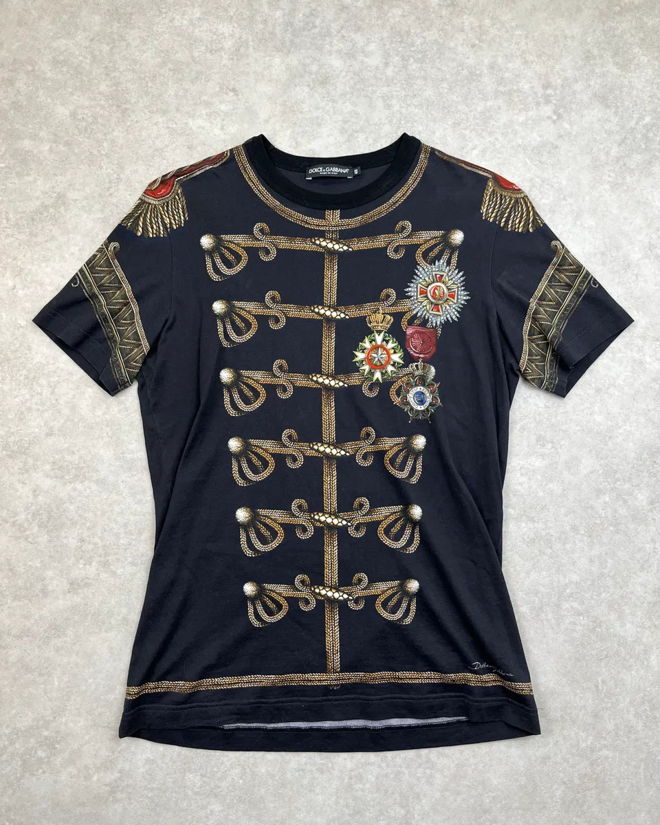 AW2017 Dolce & Gabanna Army Navy Napoleon T-Shirt vrOjpYu 2