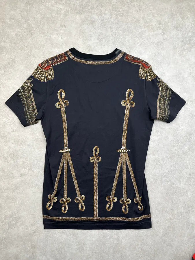 AW2017 Dolce & Gabanna Army Navy Napoleon T-Shirt vrOjpYu 3