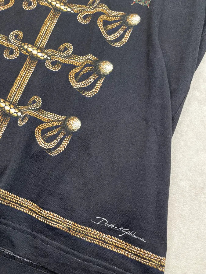 AW2017 Dolce & Gabanna Army Navy Napoleon T-Shirt vrOjpYu 7