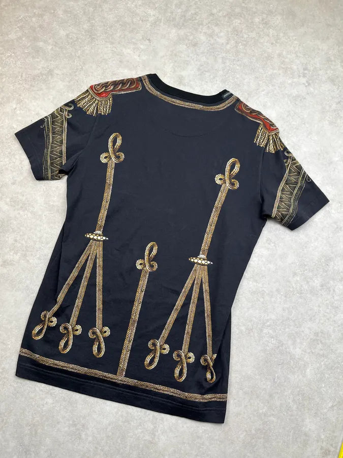 AW2017 Dolce & Gabanna Army Navy Napoleon T-Shirt vrOjpYu 10