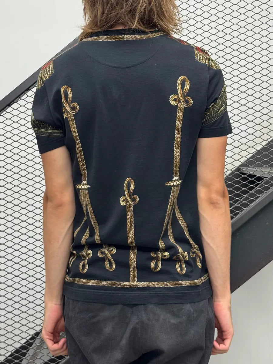 AW2017 Dolce & Gabanna Army Navy Napoleon T-Shirt vrOjpYu 1