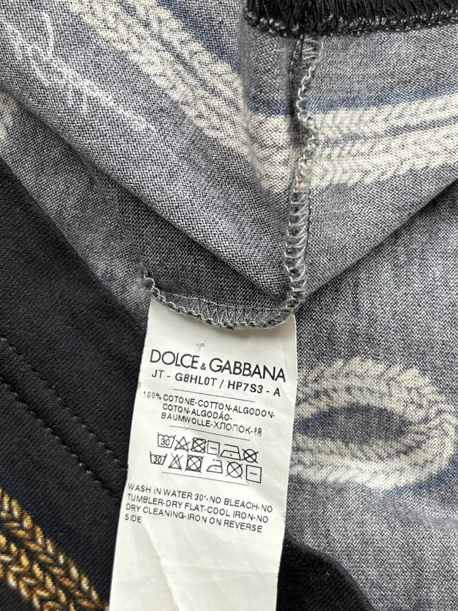 AW2017 Dolce & Gabanna Army Navy Napoleon T-Shirt vrOjpYu 12