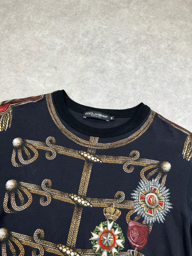 AW2017 Dolce & Gabanna Army Navy Napoleon T-Shirt vrOjpYu 4