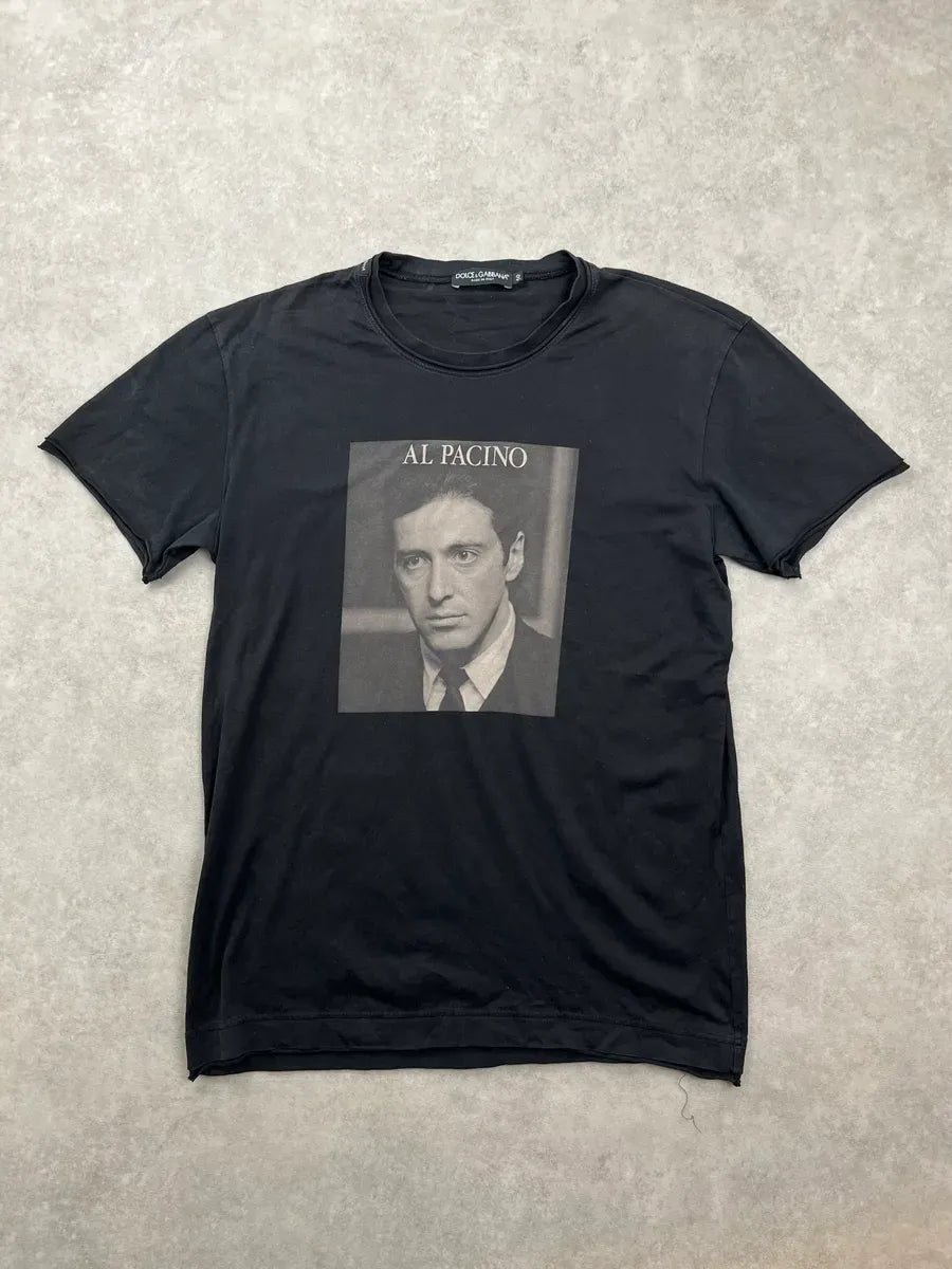 Dolce & Gabbana Black Al Pacino Photo T-Shirt dctohZk 0