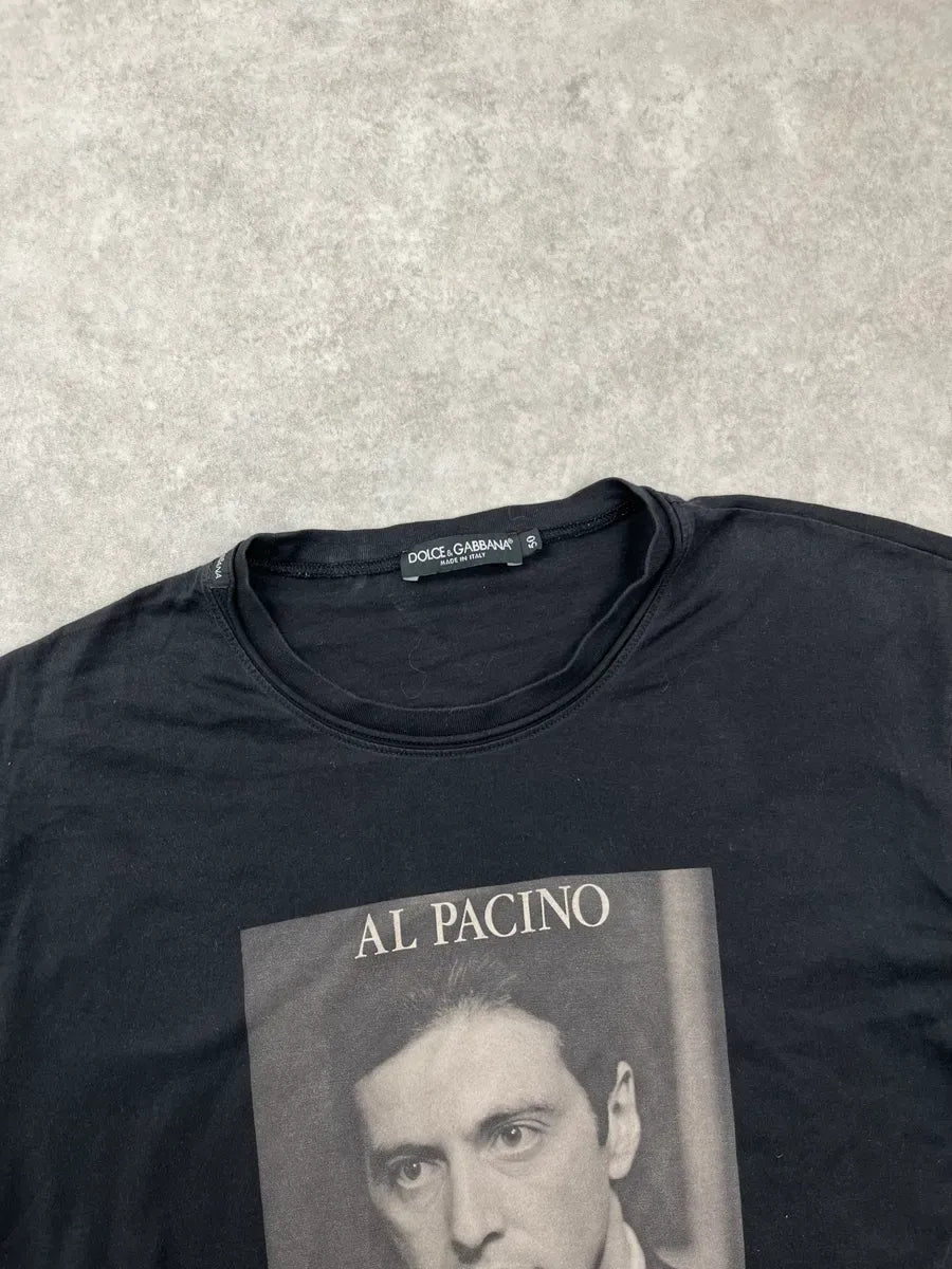 Dolce & Gabbana Black Al Pacino Photo T-Shirt dctohZk 4