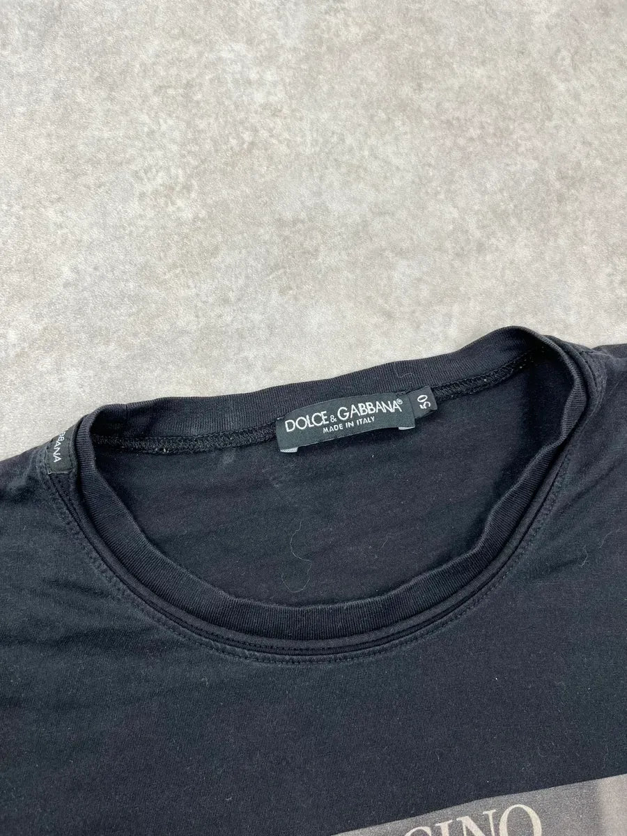 Dolce & Gabbana Black Al Pacino Photo T-Shirt dctohZk 7