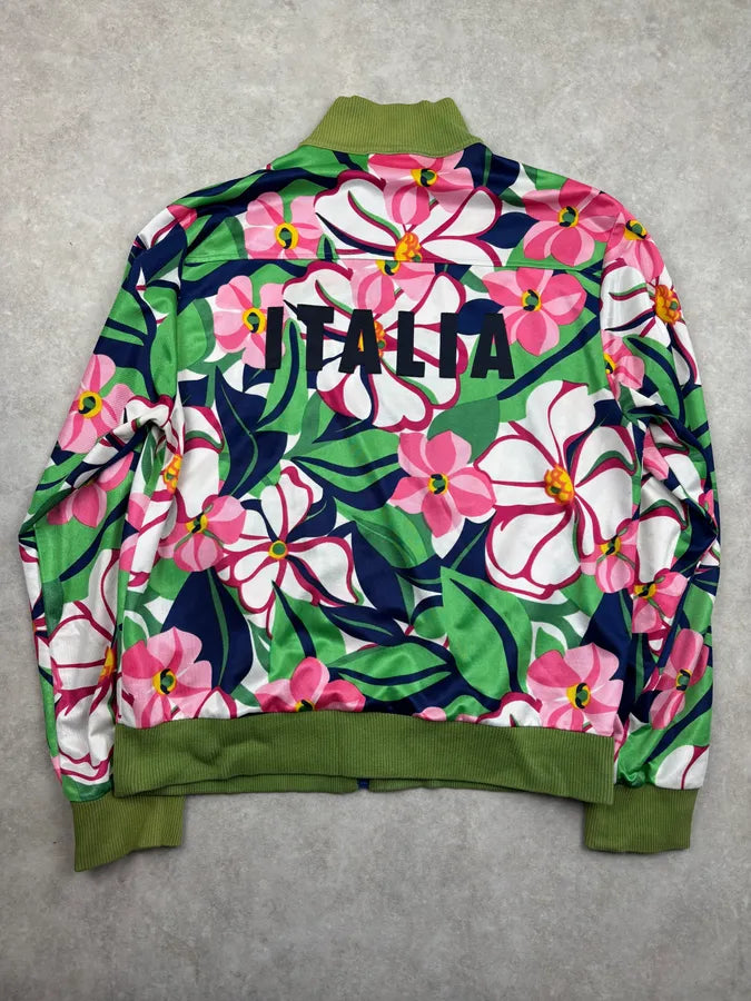 2000s Dolce & Gabbana Green Floral Zip-up Jacket  AAFNzxU 4