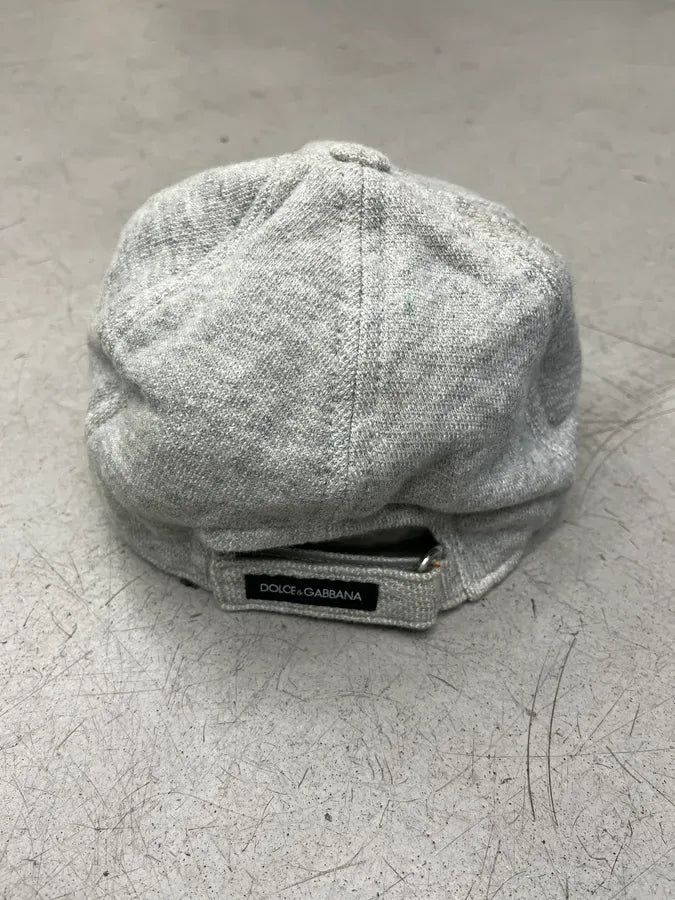 Dolce & Gabbana Grey Distressed Italia Logo Cap xrQQoFa 5