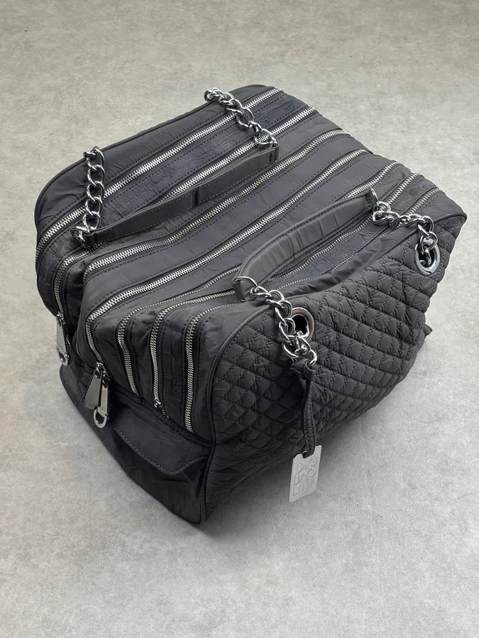 AW2010 Dolce Gabbana Grey Lily Glam Bag  Voiqsyw 0