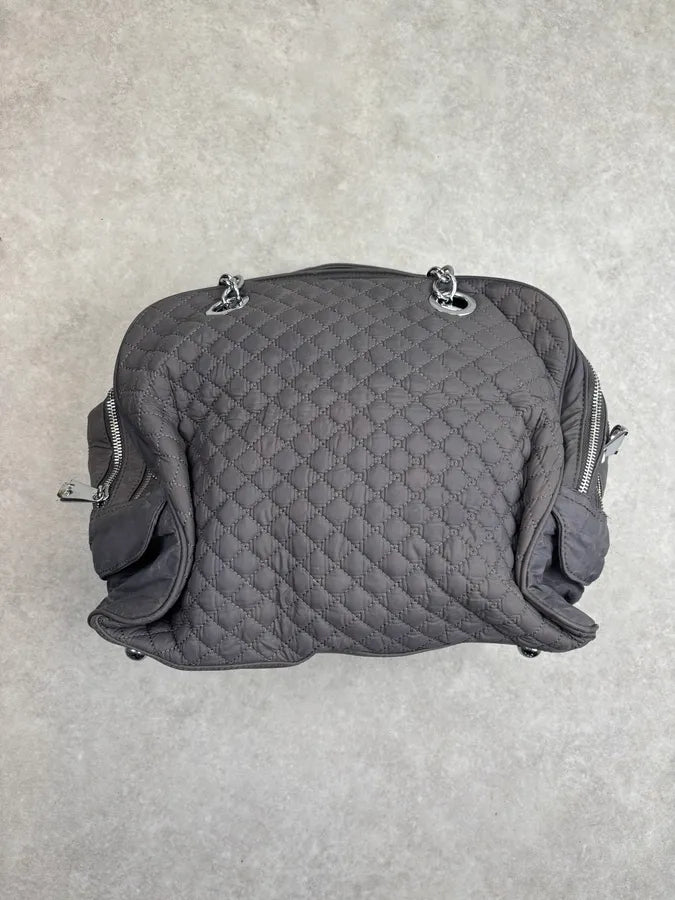 AW2010 Dolce Gabbana Grey Lily Glam Bag  Voiqsyw 9