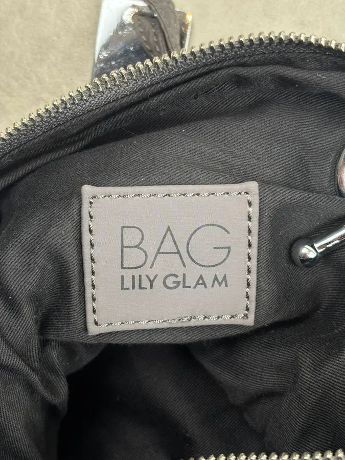 AW2010 Dolce Gabbana Grey Lily Glam Bag  Voiqsyw 14