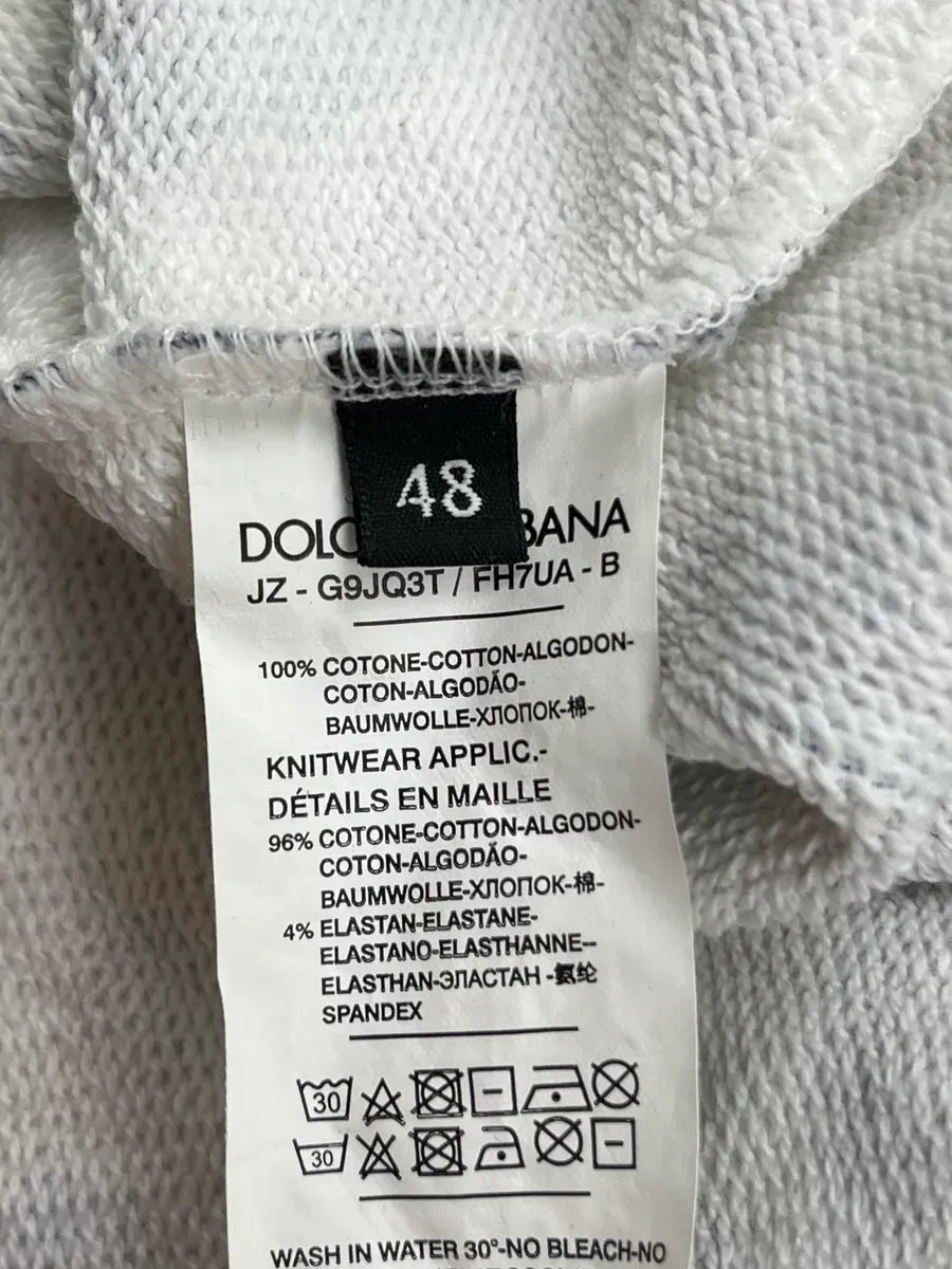 Dolce & Gabbana White Hoodie Mythological Figures Paintings kDagLdW 9