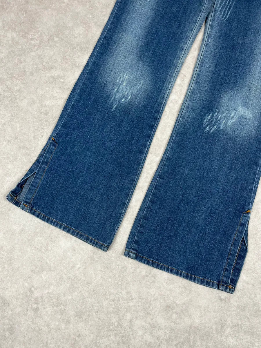 Dolce & Gabbana Straight Low Waist Blue Denim Jeans VFjopYe 8