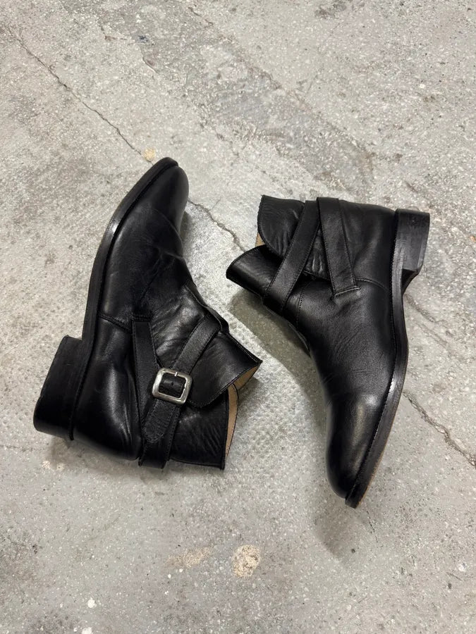 Dolce Vintage Black Leather Boots (43eu/us9.5) 1