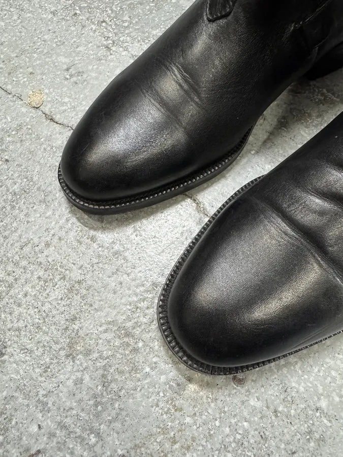 Dolce Vintage Black Leather Boots (43eu/us9.5) 3