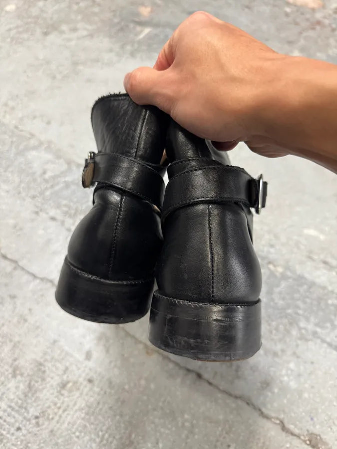 Dolce Vintage Black Leather Boots (43eu/us9.5) 4