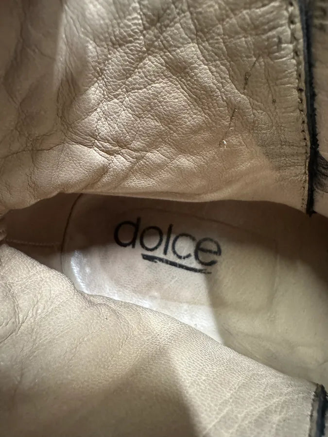 Dolce Vintage Black Leather Boots (43eu/us9.5) 5