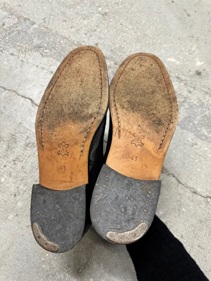 Dolce Vintage Black Leather Boots (43eu/us9.5) 7