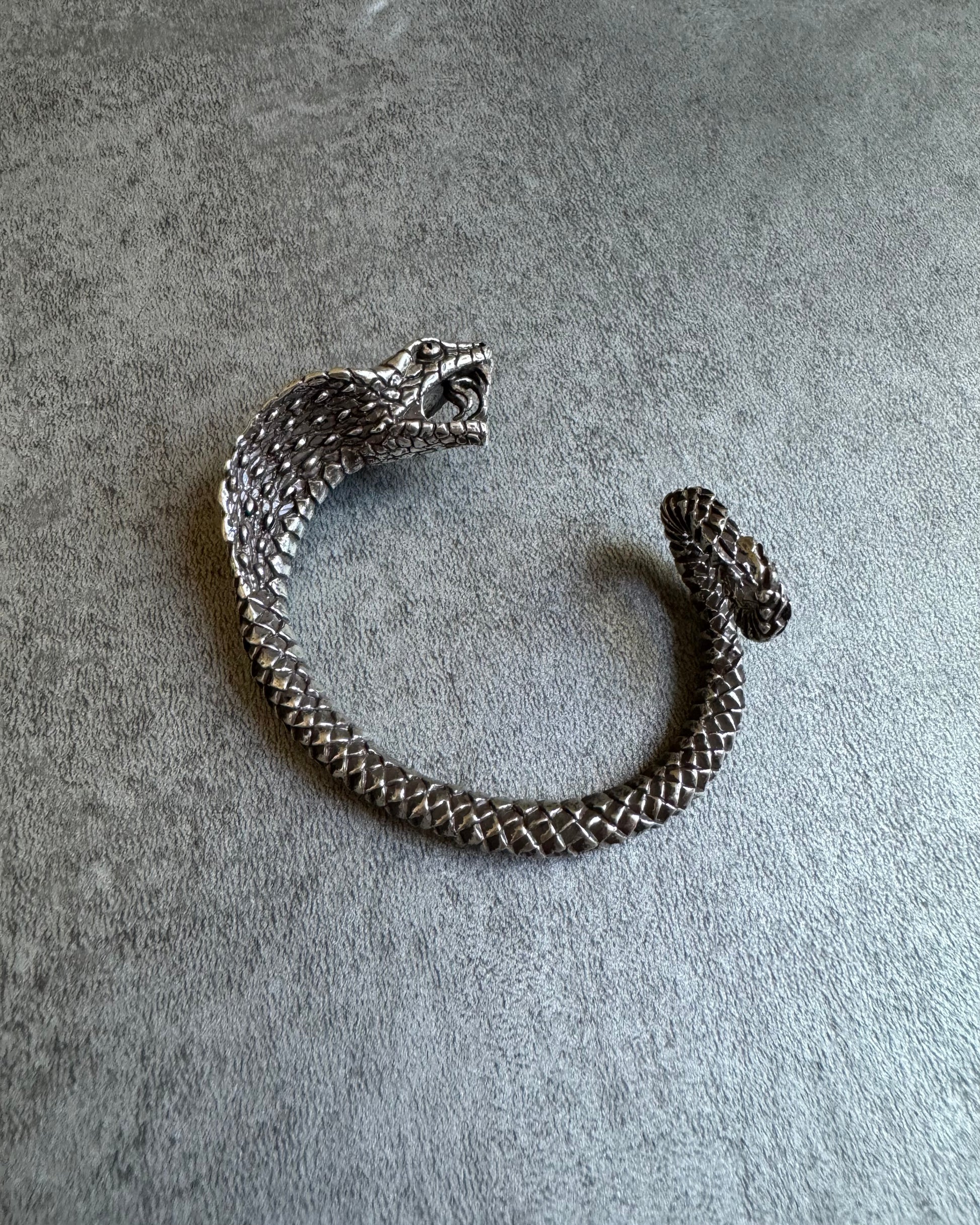 Saint Laurent Cobra Kiss Snake Bracelet  (OS) - 4