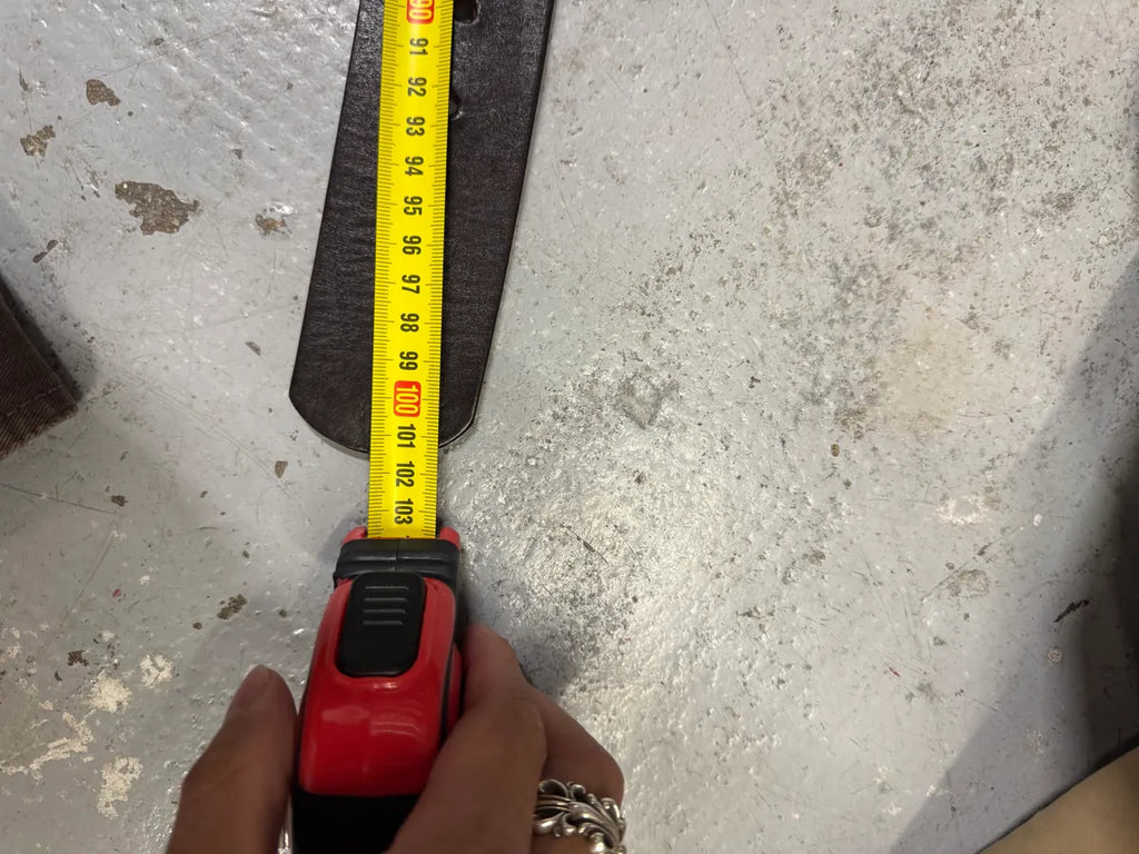 Dries Van Noten Antique Sword Buckle Leather Belt MfHwHTC 11