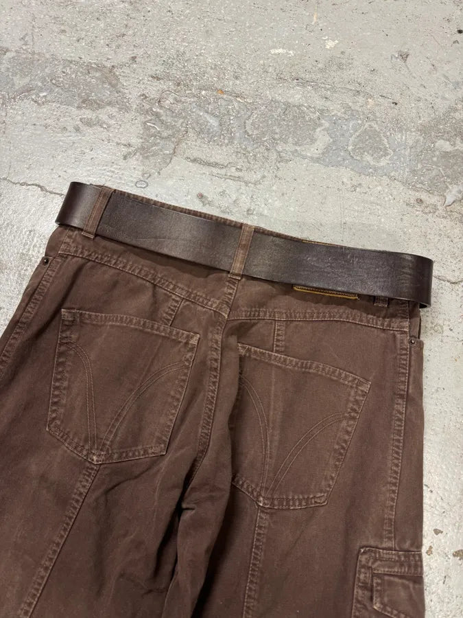 Dries Van Noten Antique Sword Buckle Leather Belt MfHwHTC 5